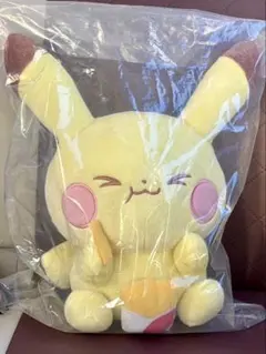 一番くじ　ポケピース　B賞　ピカチュウぬいぐるみ