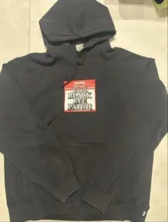 【希少】ブラックアイパッチ 取扱注意 パーカー L 黒 ブラック センターロゴ