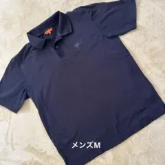 BEAMS GOLF ポロシャツ Mサイズ 濃紺のサムネイル