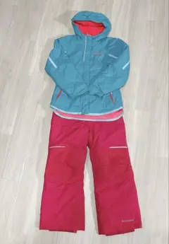 Columbia 子ども用スキーウェア 青赤　S 130〜140
