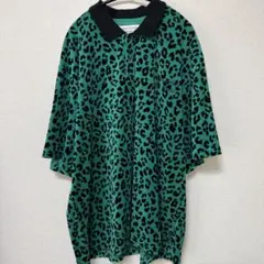 WACKOMARIA POLO ポロシャツLEOPARD GREEN Lのサムネイル
