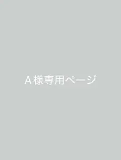 A様専用ページ