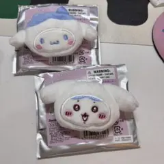 ちいかわ サンリオ シークレットヘアクリップ ハチワレ シナモロール