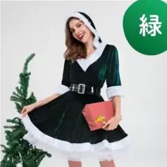 サンタ ワンピ レディース サイズ L クリスマス コスプレ 忘年会 イベント