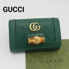 極美品✨グッチ　キーケース　レザー