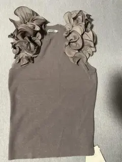 お値下げ！スナイデル　ラッフルスリーブニットプルオーバー