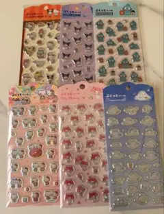 サンリオ　ぷくっとシール　6枚セット