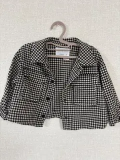 ZARA チェック柄カジュアルジャケット 12-18ヶ月　86センチ