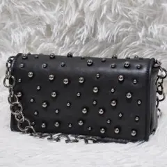 ザラ ZARA ショルダーバック チェーン 黒