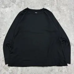 y*i様 フルーツオブザルーム　サーマル　ワッフル　長袖Tシャツ　古着　ブラックのサムネイル