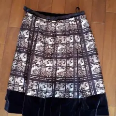 販売再開します。東京スタイル　ブリジット　ベロア　セレブスカート