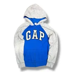 00s GAP ロゴ ジップパーカー KIDS XXL 古着 平成 y2k