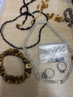 遺品整理 まとめ PT K18刻印あり指輪 ネックレス　生前整理　アンティーク