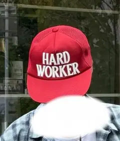 キャップ メッシュ トラッカー アメカジ ストリート 韓国 帽子 赤 レッド