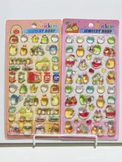 《２枚セット》すみっコぐらし立体シールセット