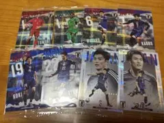 サッカー日本代表 ウエハース　カード 8枚セット