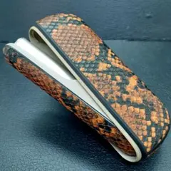 ● アイコス イルマ i ケース iqos iluma 用 蛇 茶黒K