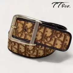 Christian Dior　ベルト　トロッター柄　ベージュ　70インチ