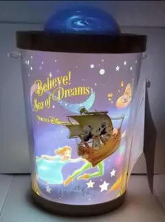 【美品・点灯確認済】ディズニーシー ビリーヴ ポップコーンバケット ライトアップのサムネイル