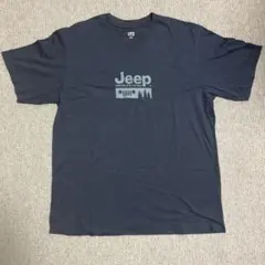 ユニクロ UT Jeep レギュラーフィットTシャツ ダークグレー Lサイズ