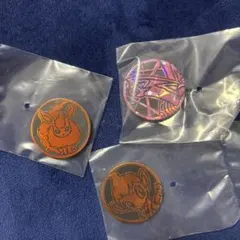 ポケモンカードゲーム　ポケモンコイン　3コセット　パルキア　ヒコザル　ブースター