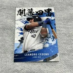 こぶ様プロ野球チップス2025第2弾開幕四番カードL.セデーニョ、ドアラ