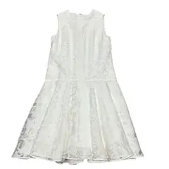 LOULOU WILLOUGHBY ノースリーブワンピース　スター　レース