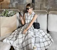 2025年最新】FLOCKY check long shirt dressの人気アイテム - メルカリ