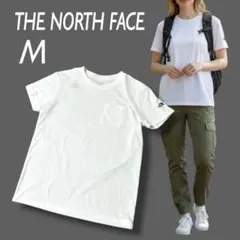 THE NORTH FACE レディース Tシャツ M 半袖 刺繍ロゴ/S35のサムネイル