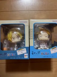 限定版ONE PIECE るかっぷ サボ＆マルコ メラメラの実パイナップルセット