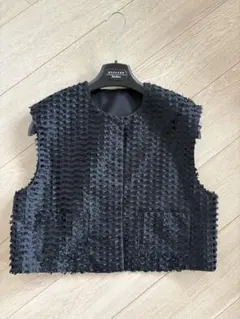 美品　ジプソフィア gypsohila クリスタルジレ　ブラック