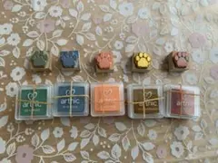 artnic スタンプ 5個セット 肉球デザイン