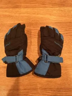 MASHALOスキーグローブ 120cm ブラック/ブルー 120キッズ