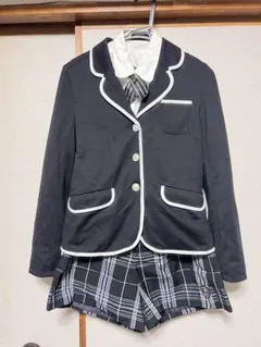 美品★卒業、卒服、フォーマル、ブルークロス☆ブレザー160cm