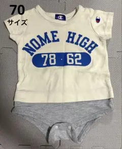 【美品】チャンピオン ロンパース 70