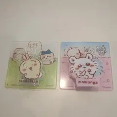 ちいかわシーンアクリルクリップビスケット うさぎ ももんが2点セット