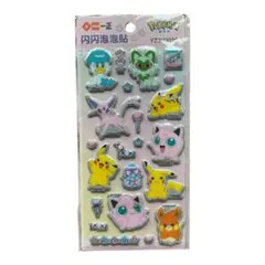 残りわずか　ポケモン 立体シール　海外正規品