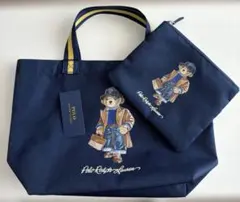 ラルフローレン　ポロベア　トートバッグ　ポーチ付き　エコバッグ
