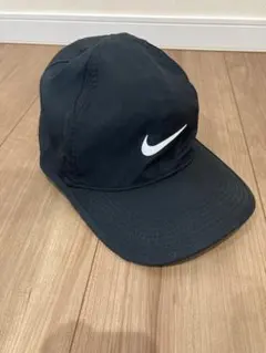 レディース メンズ　ナイキ　黒 キャップ ロゴ入り　DRI-FIT