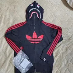 完売A BATHING APE Adidas Shark Hoodie パーカー