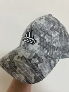adidas Camo Baseball Cap グレー