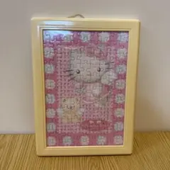 【激レア】ハローキティ パズル 作成済 コルク風　平成レトロ コレクション 激レア】ハローキティ パズル 作成済 平成レトロ コレクション - メルカリ