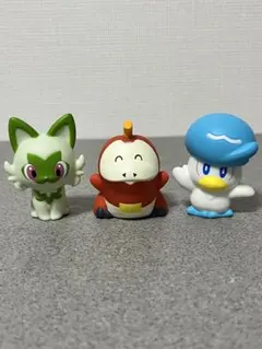 ポケモンキッズ　指人形　ニャオハ　ホゲータ　クワッス　セット　② ポケモン