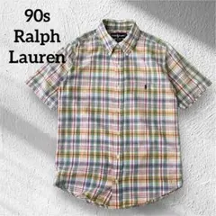 90s Ralph Lauren BLAIRE BDマドラスチェックシャツ