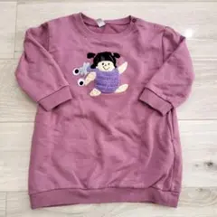 graniph グラニフモンスターズインク　ブー刺繍チュニック 90