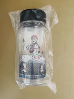 【匿名】 猗窩座 クリアボトル 一番くじ 鬼滅の刃 タンブラー 水筒