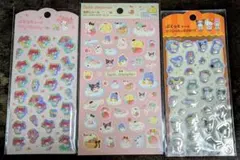 My Melody & Sanrioキャラクターズシール 3パック＋おまけ付き♡