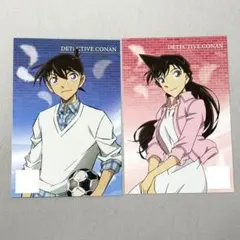 名探偵コナン】コナンストア 購入特典 ARポストカード 工藤新一＆毛利
