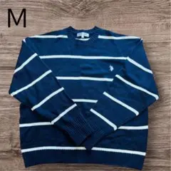 U.S. Polo Assnニット・セーター ・トップスネイビー/ホワイト　S