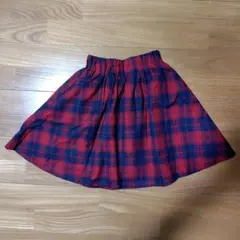 GLOBAL WORK　チェック スカート XXL　140